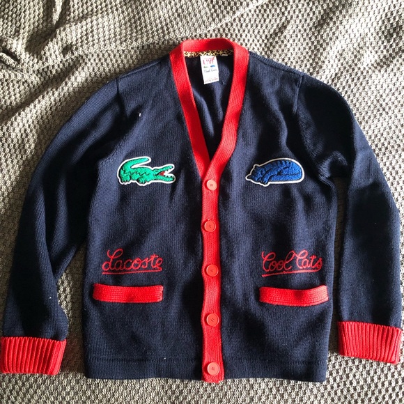 Lacoste x Cool Cats cardigan